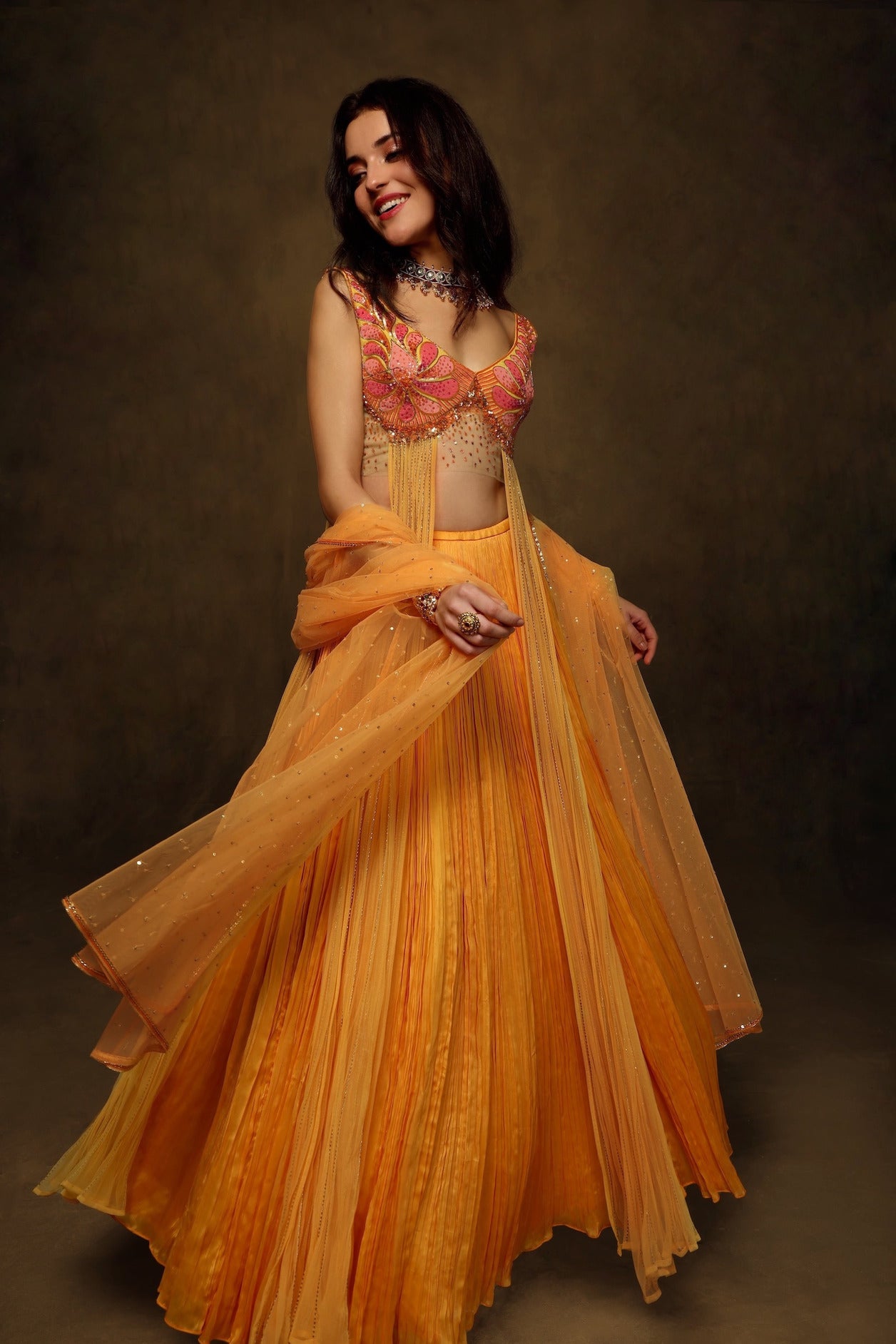 MARA FLAP LEHENGA SET