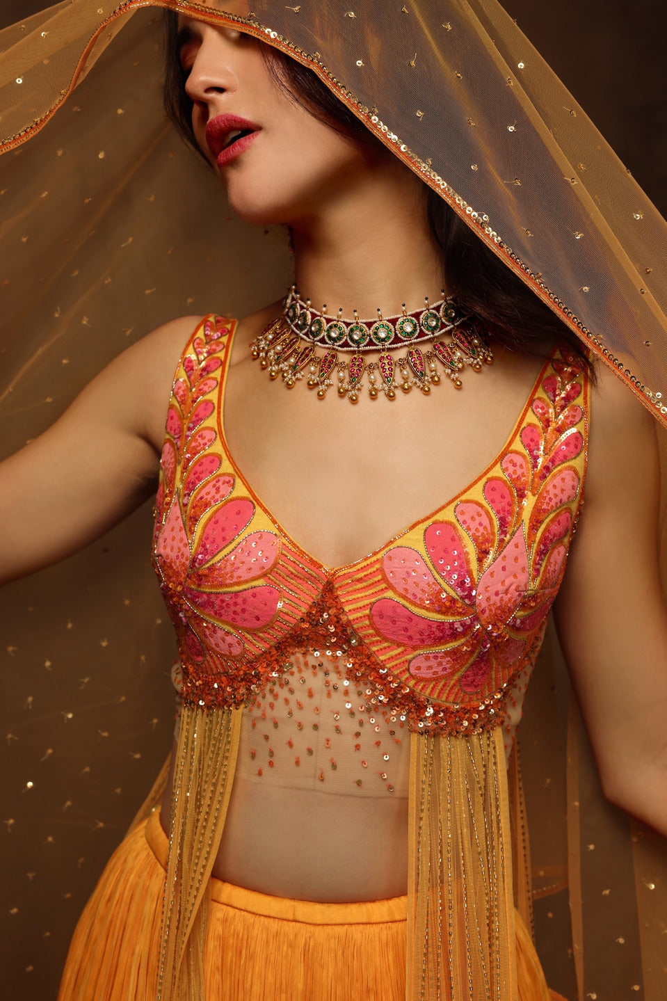 MARA FLAP LEHENGA SET