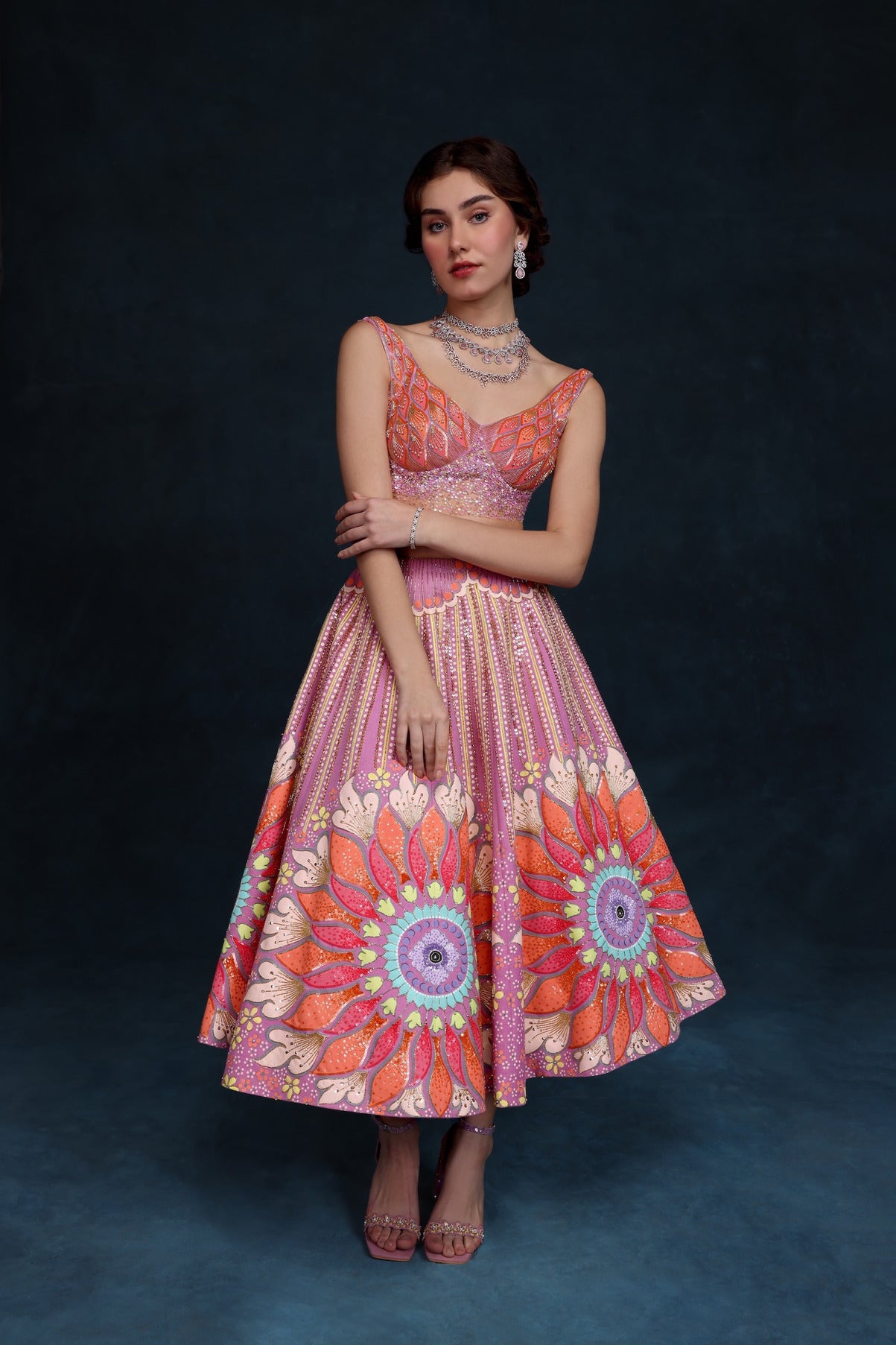 PURPLE TARA LEHENGA SET