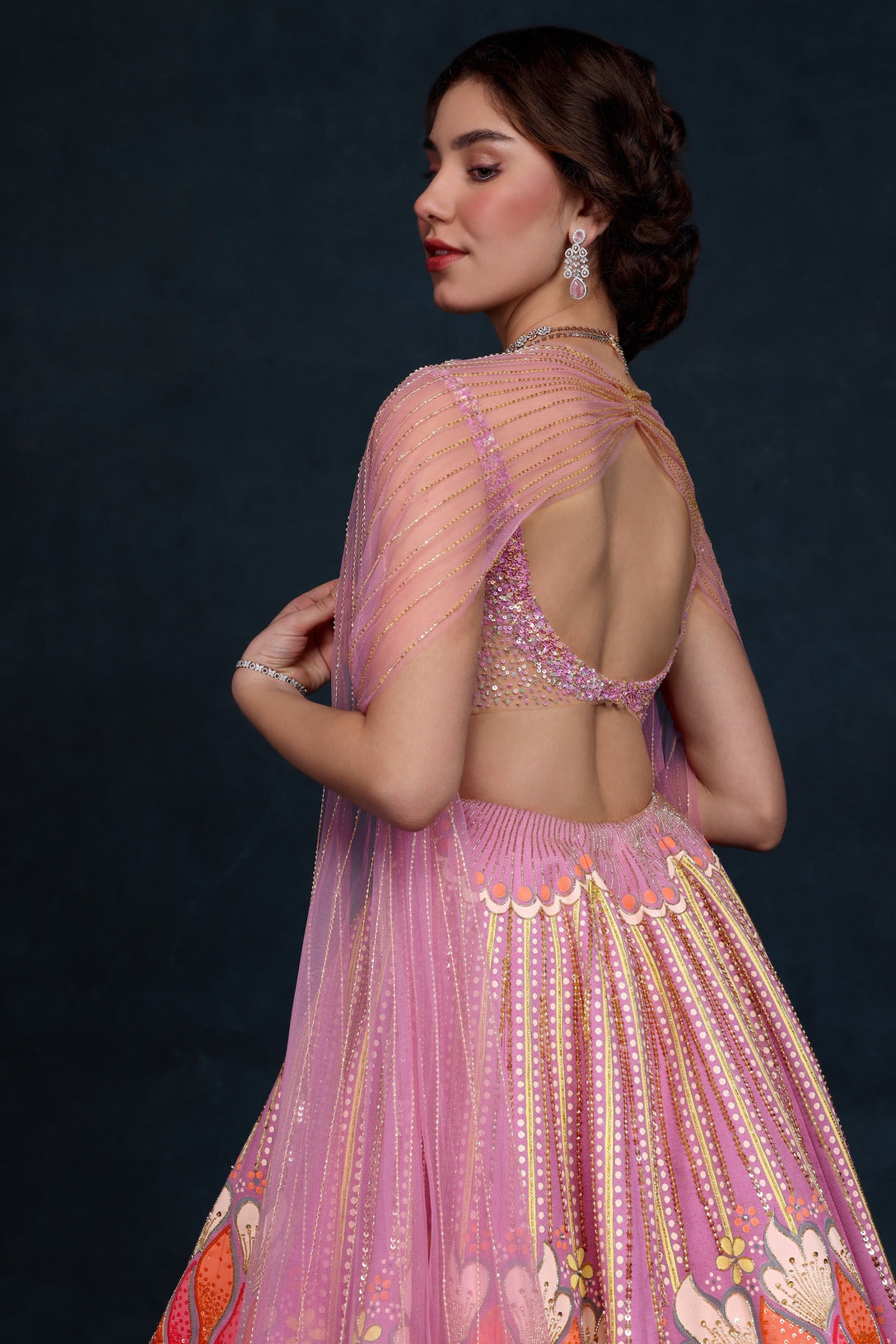PURPLE TARA LEHENGA SET