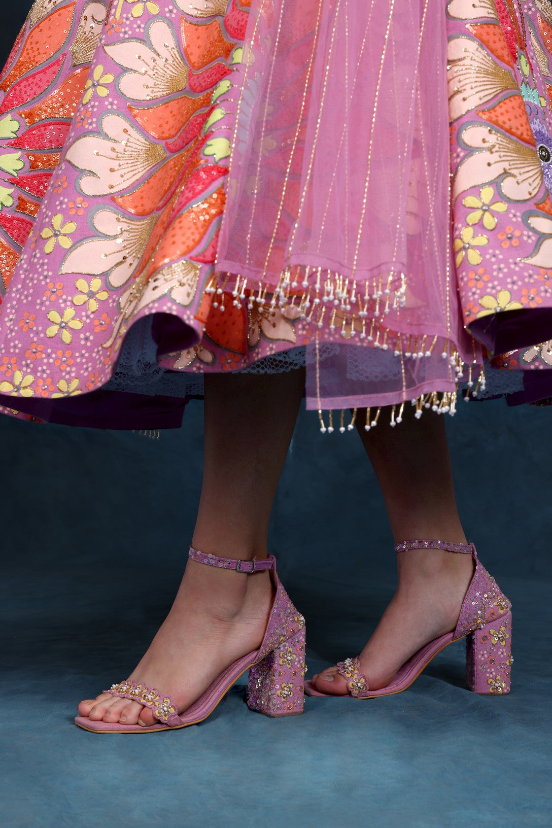 PURPLE TARA LEHENGA SET