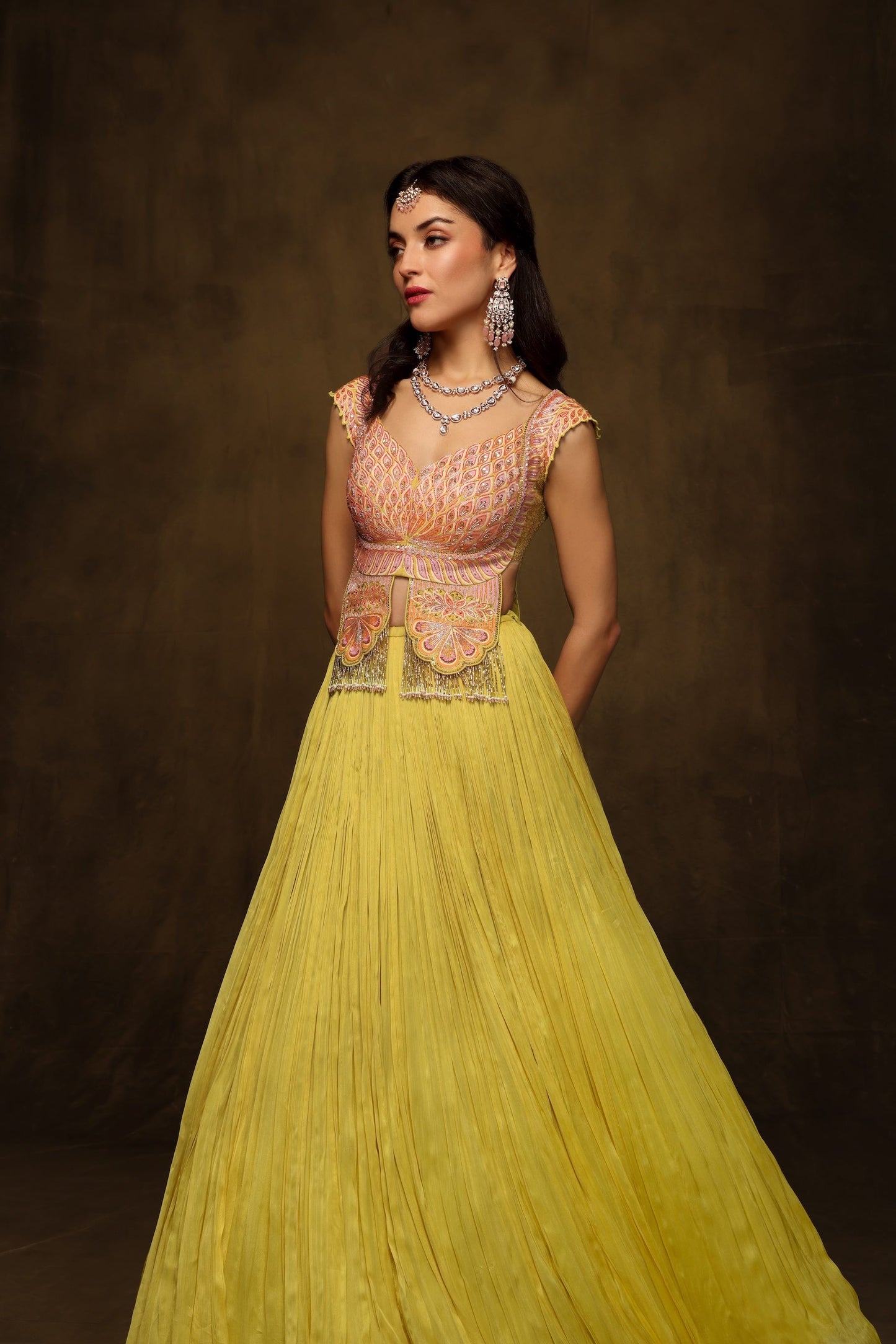 MOR FLAP LEHENGA SET