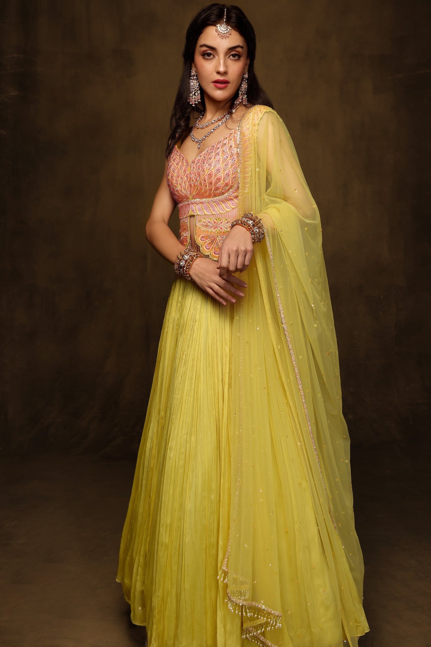 MOR FLAP LEHENGA SET