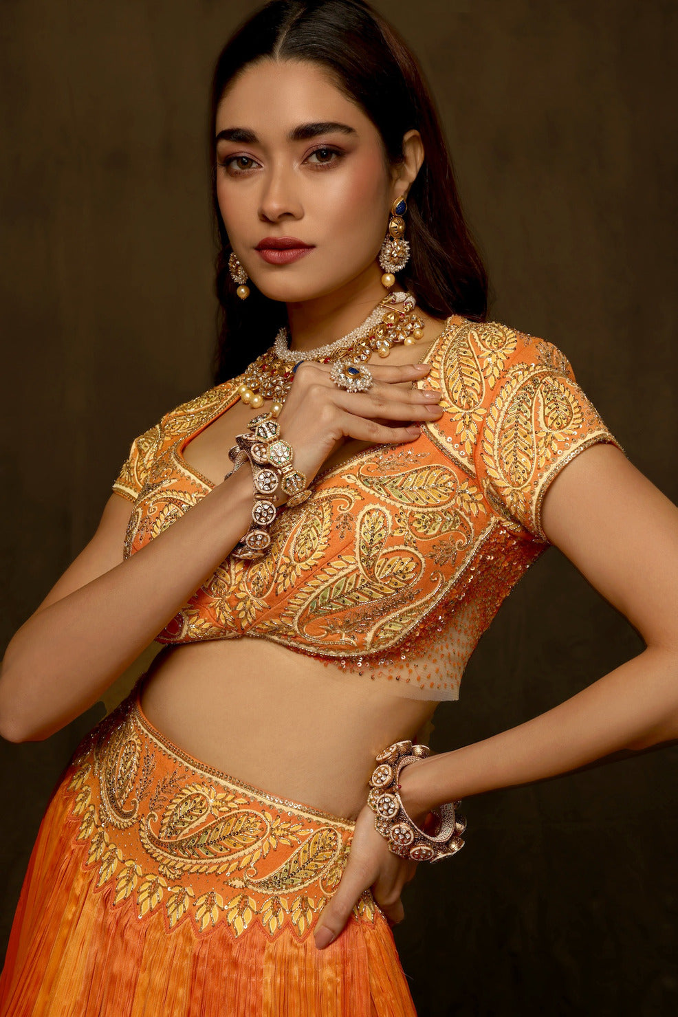 KESARI LEHENGA SET
