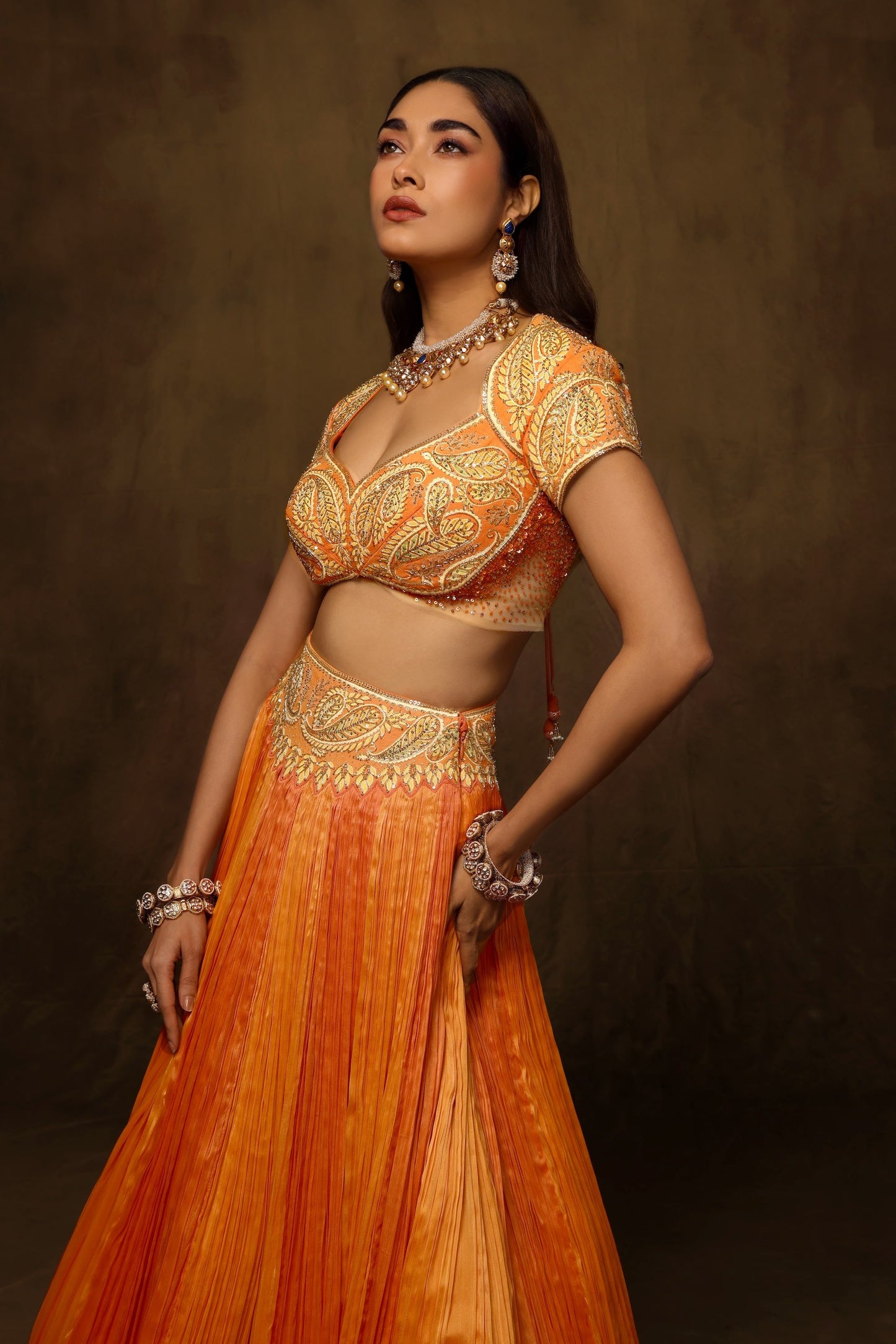 KESARI LEHENGA SET