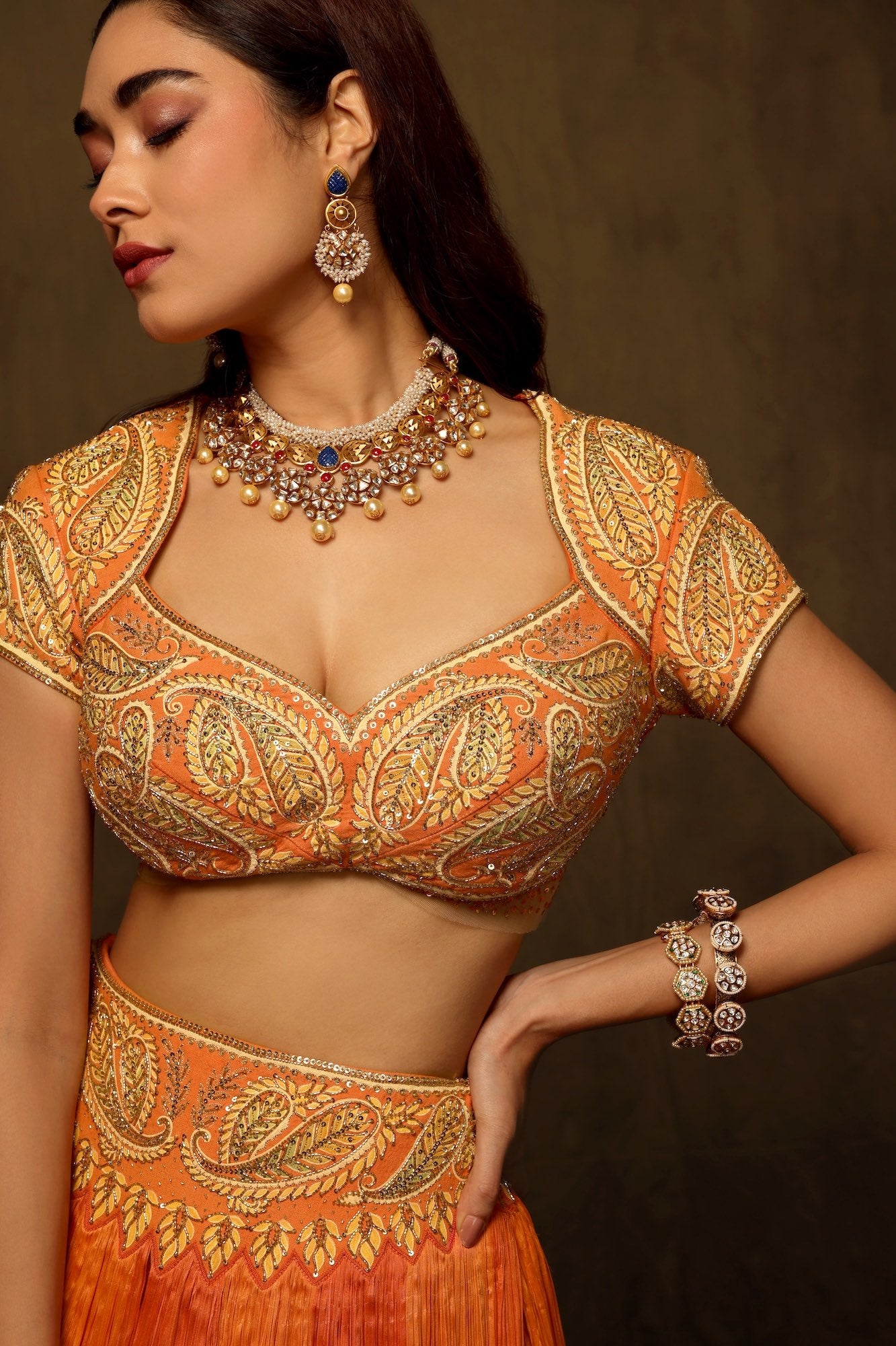 KESARI LEHENGA SET