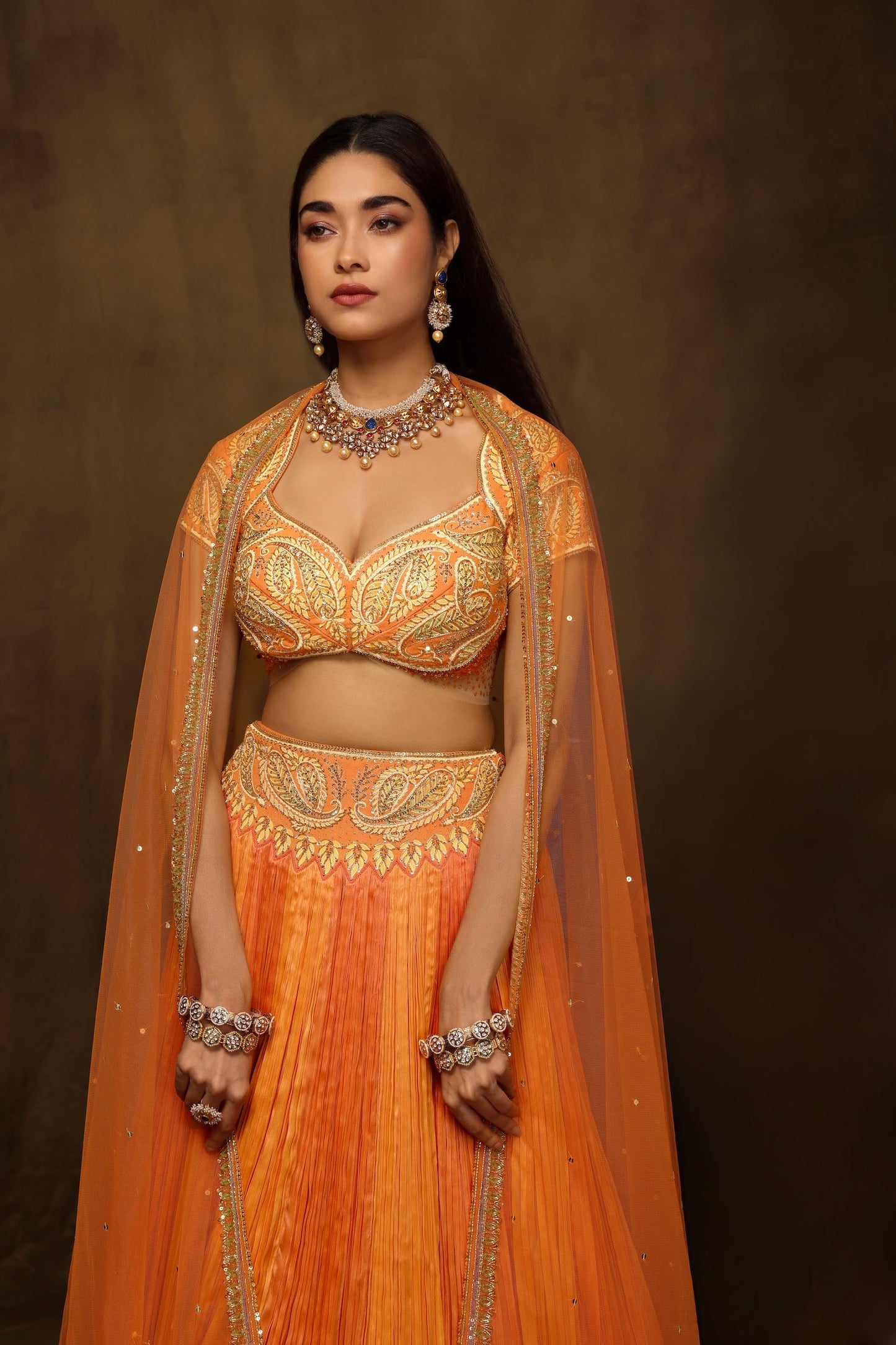 KESARI LEHENGA SET