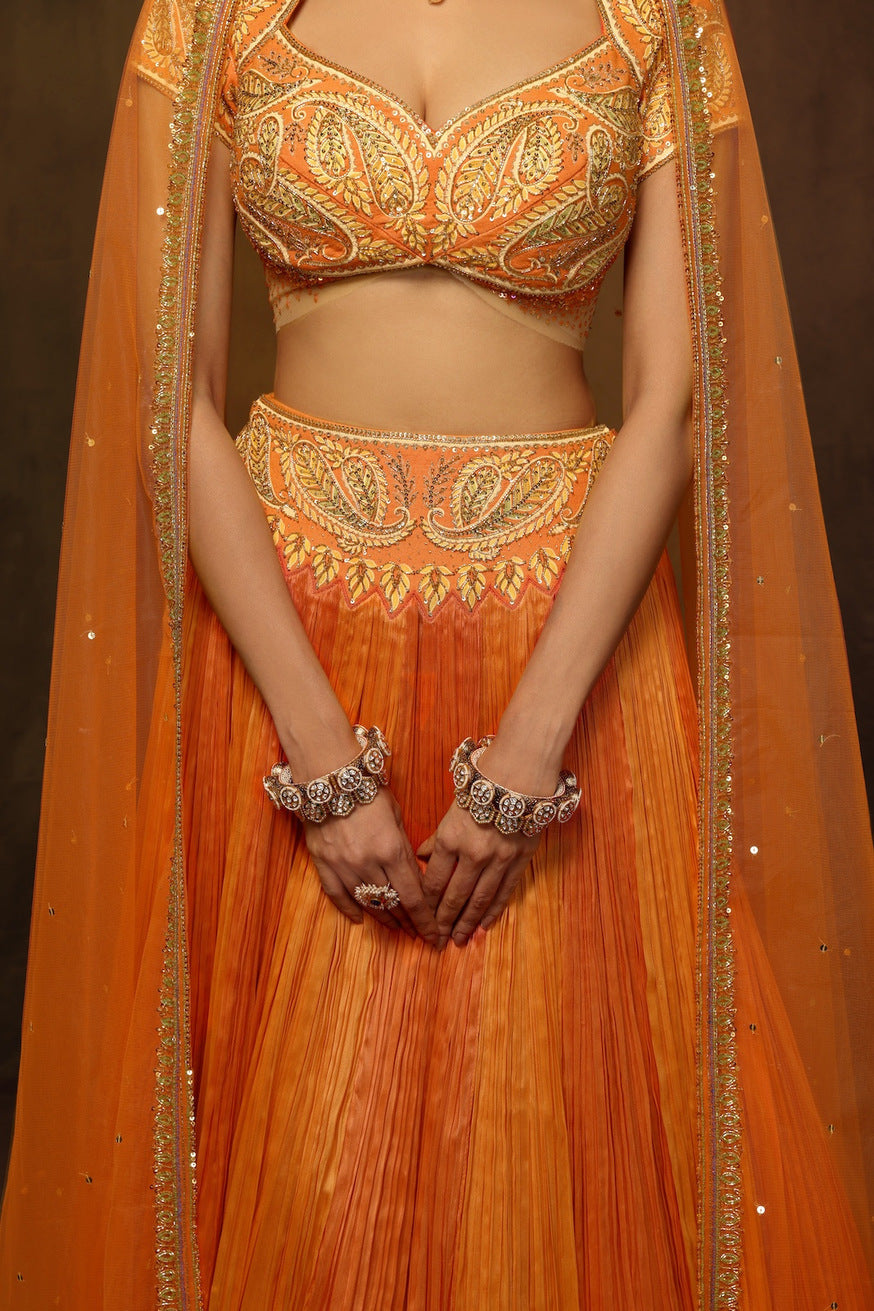 KESARI LEHENGA SET