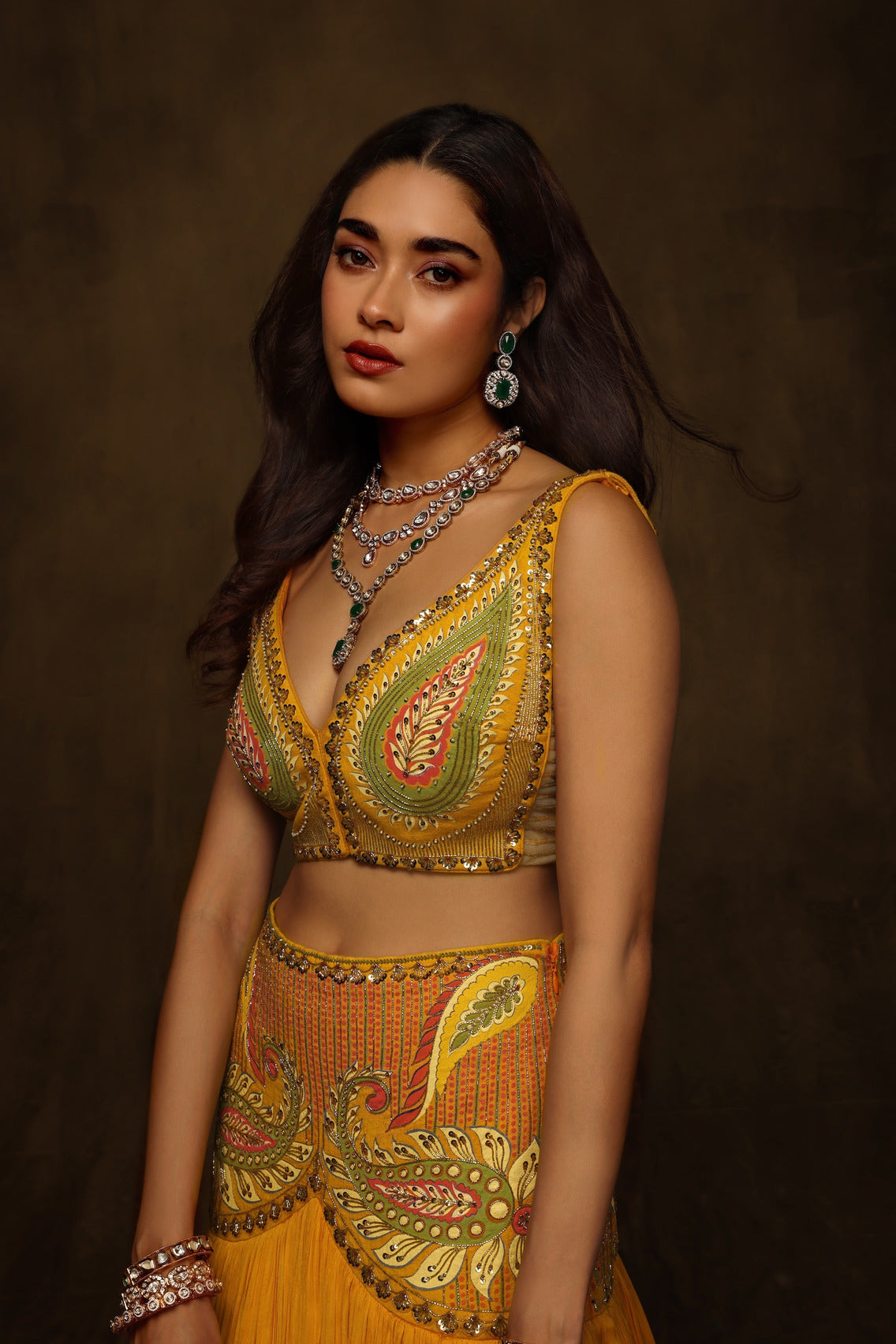 BINDI LEHENGA SET