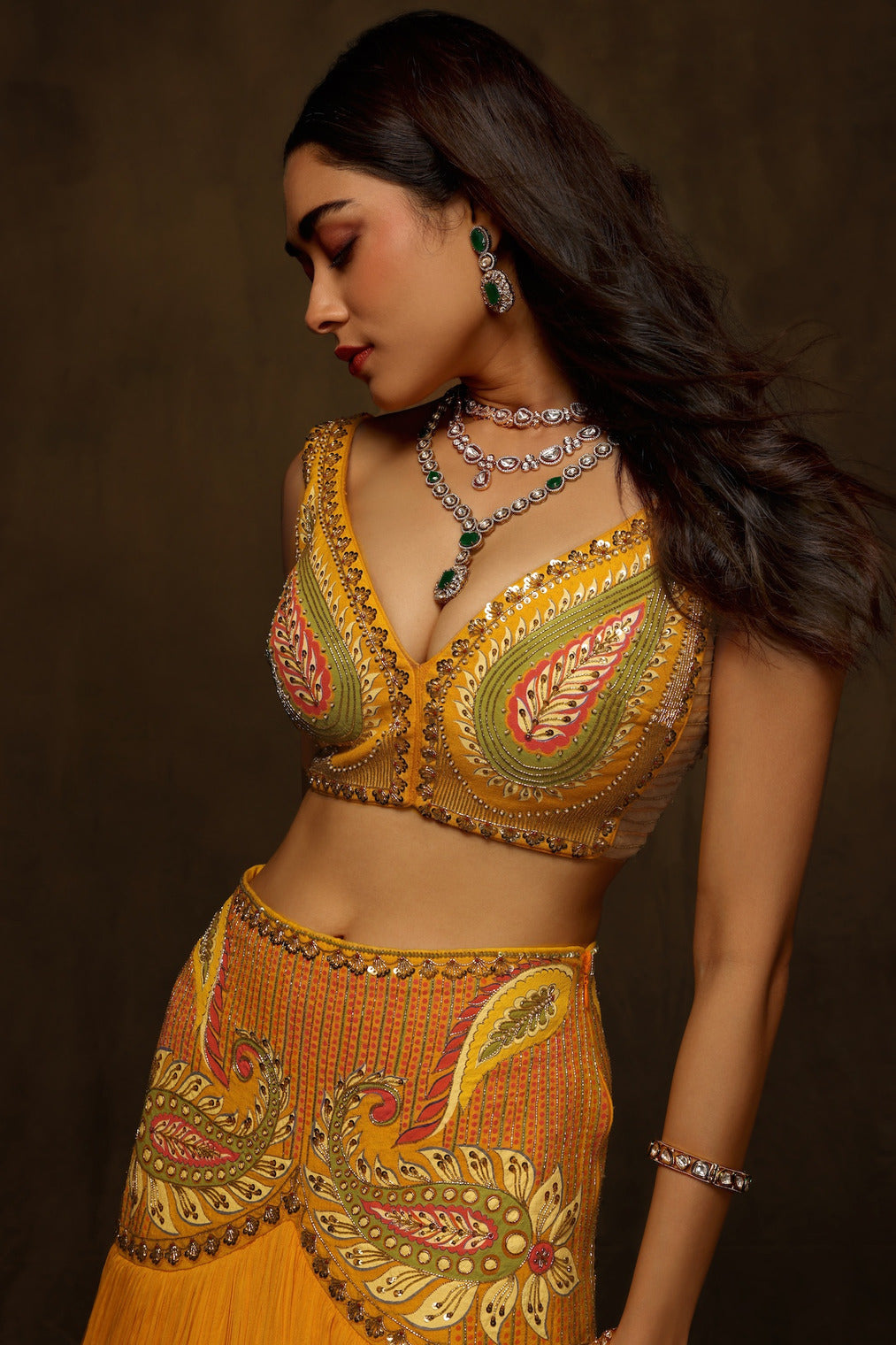 BINDI LEHENGA SET