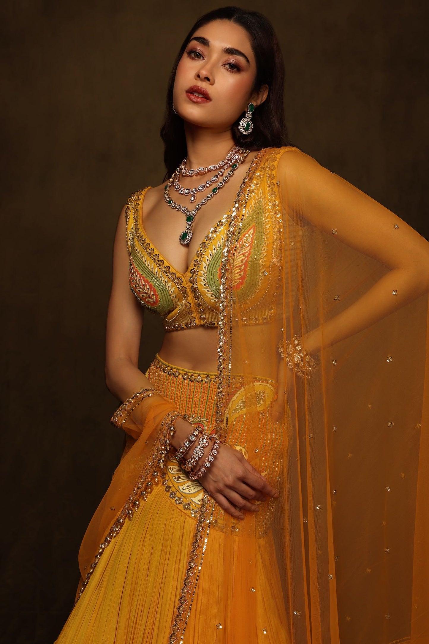 BINDI LEHENGA SET