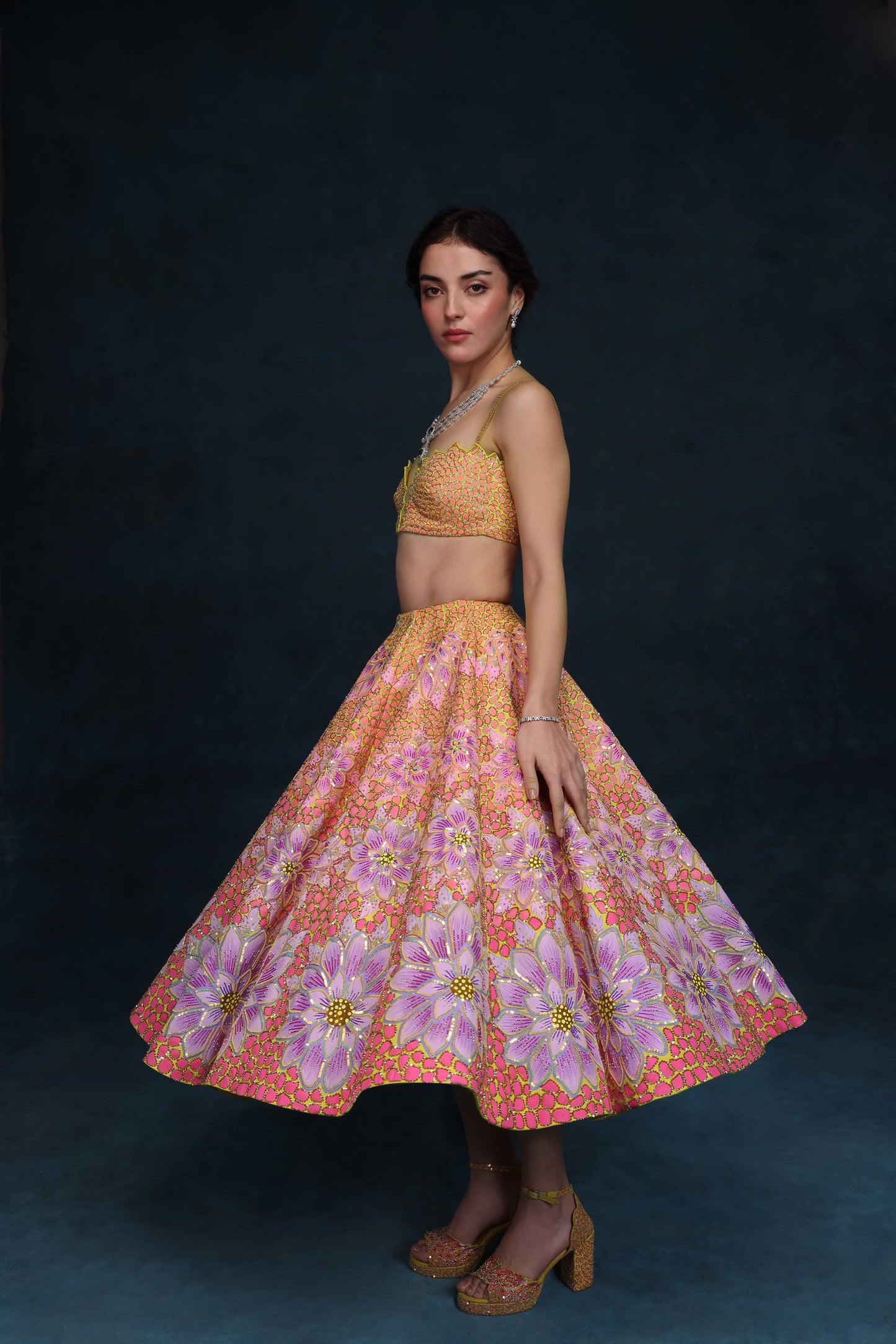 MOHHAR BLOSSOM LEHENGA SET