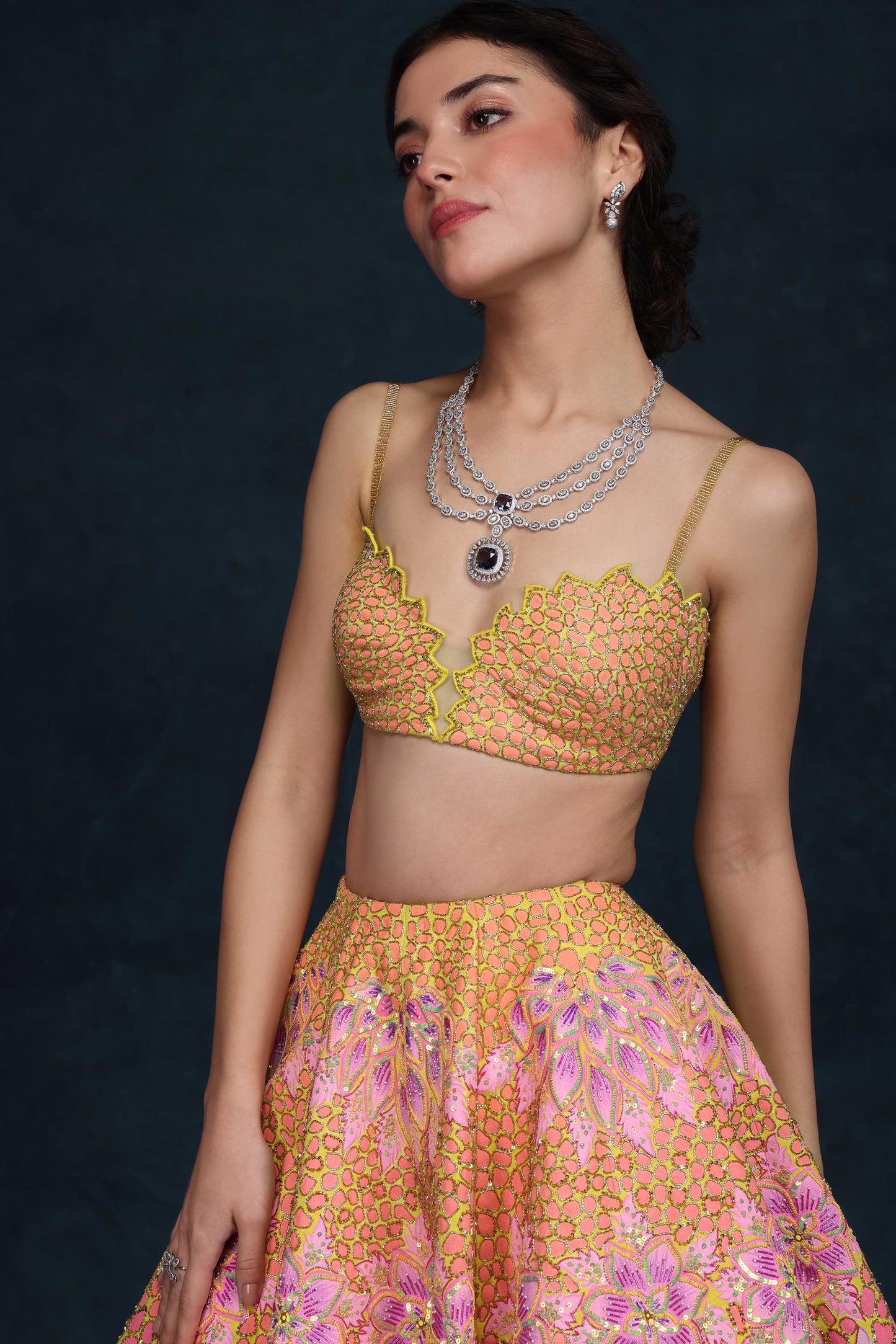 MOHHAR BLOSSOM LEHENGA SET