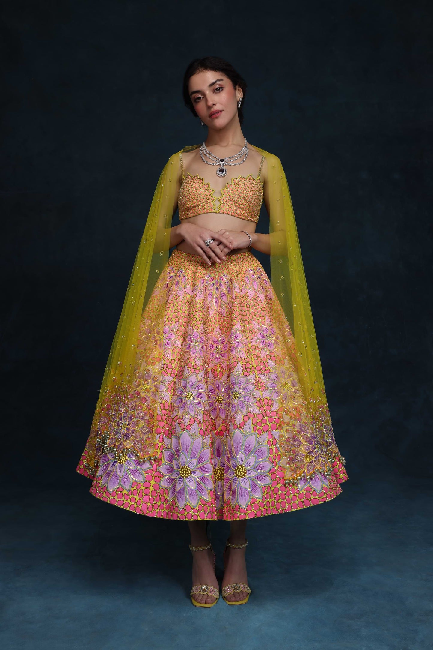 MOHHAR BLOSSOM LEHENGA SET