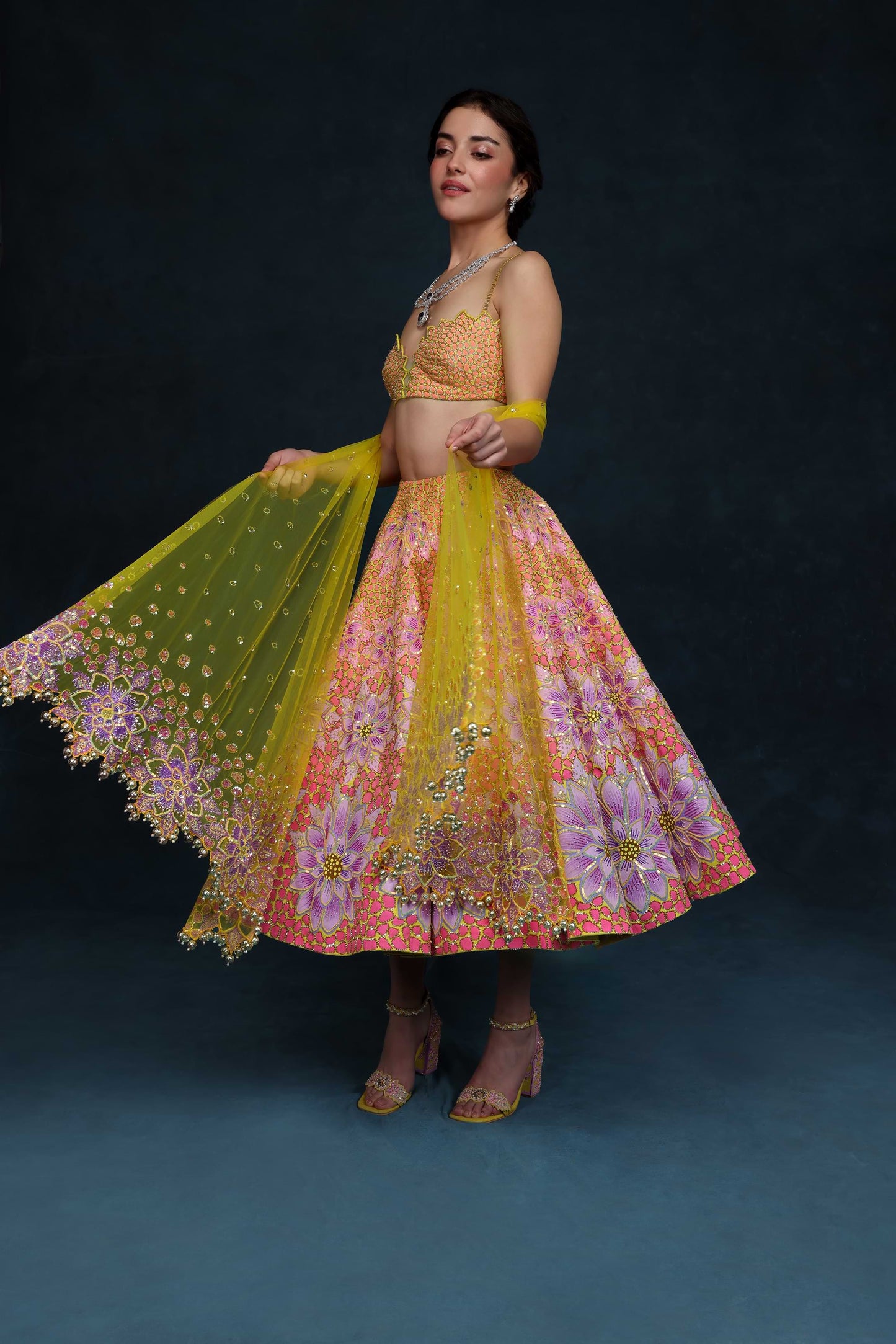 MOHHAR BLOSSOM LEHENGA SET