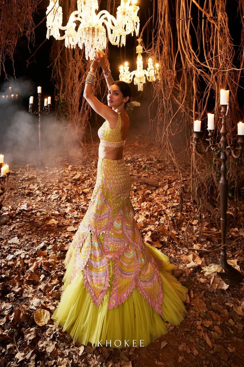 MARINA BLOOM LEHENGA SET